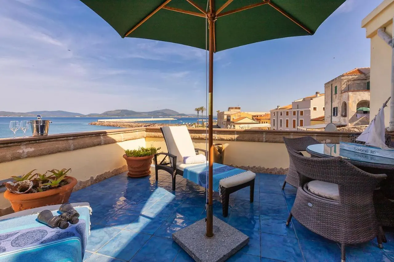 Sardinia Re - Blue Terrace Panoramic Sea View Apartment Alghero
